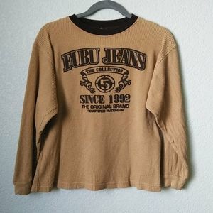 Vintage FUBU jean thermal shirt